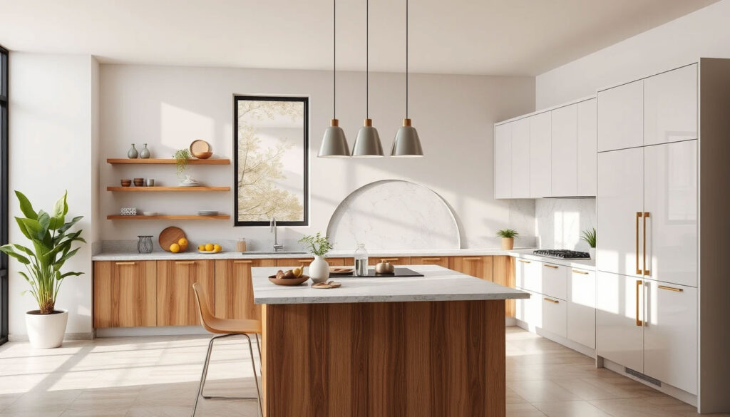 Cocinas que no solo son hermosas, sino también el corazón funcional y vibrante de cada familia